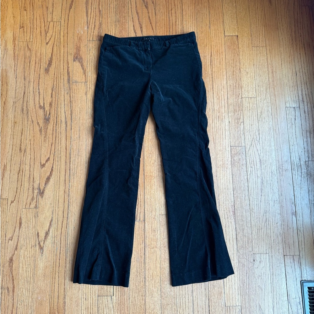 Theory Black Boot Cut Pants